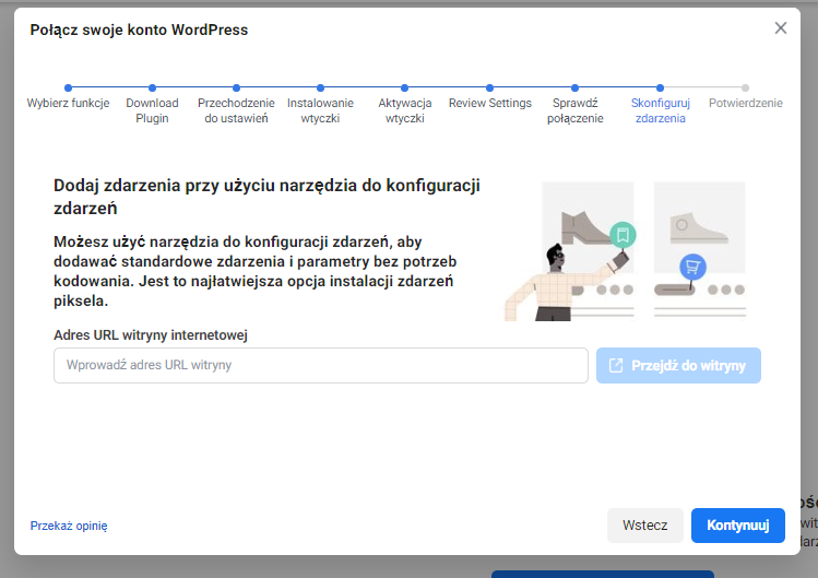 Konfiguracja zdarzeń w FB pixel